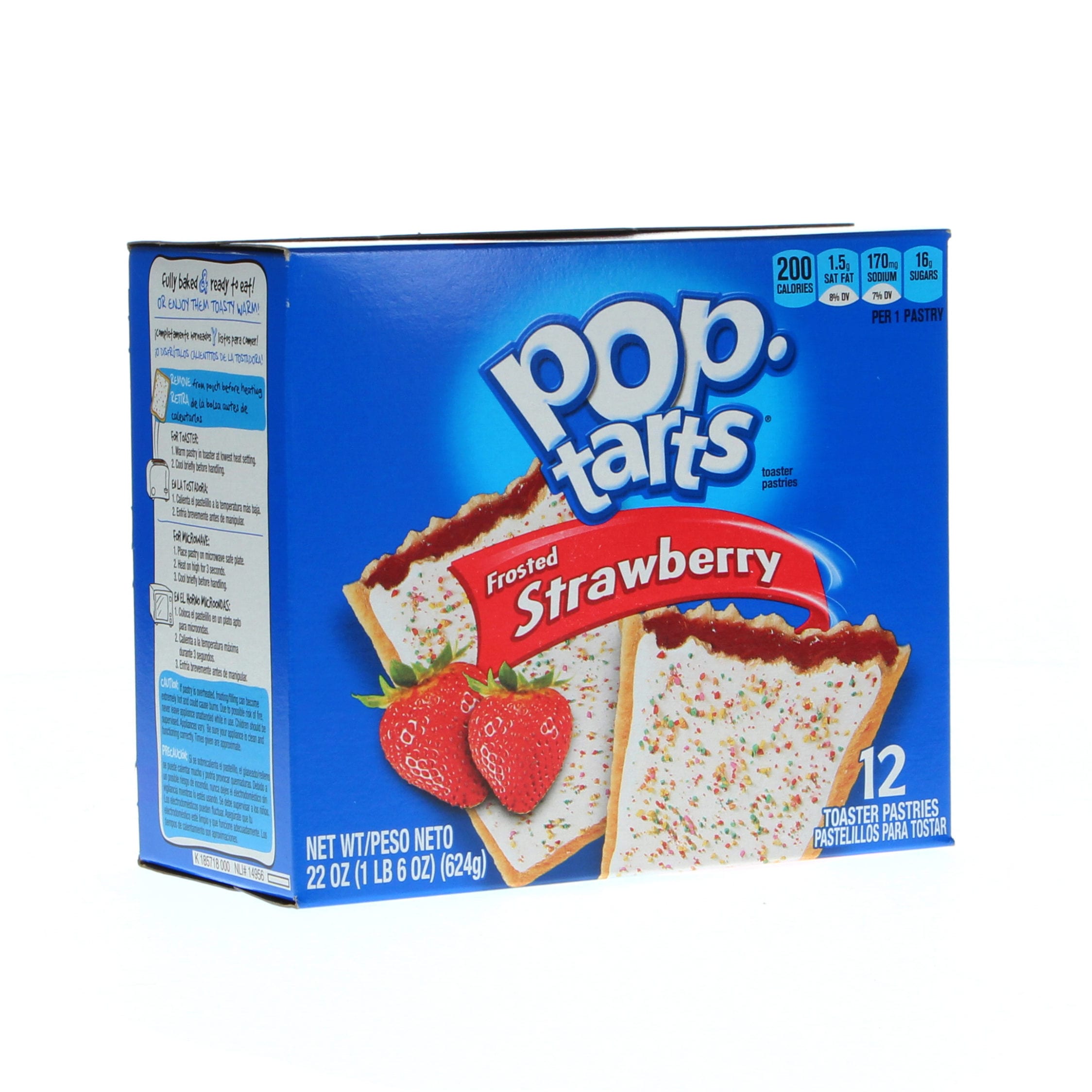 Ortery photography example grocery industry pop tarts shot on pure white background